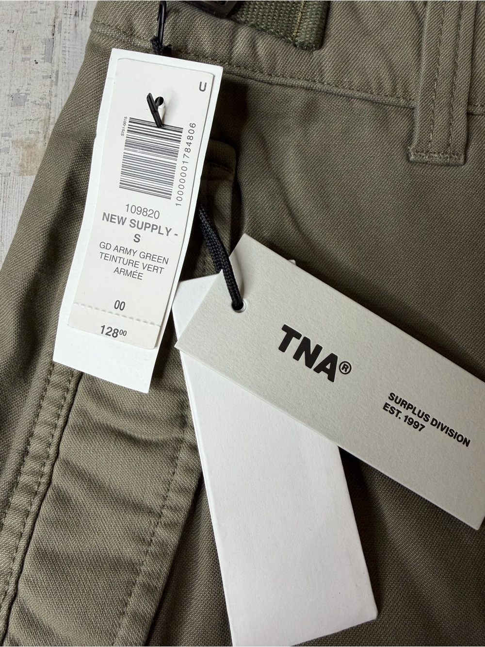 TNA Army Green Cargo Pants - Picture 8 of 13
